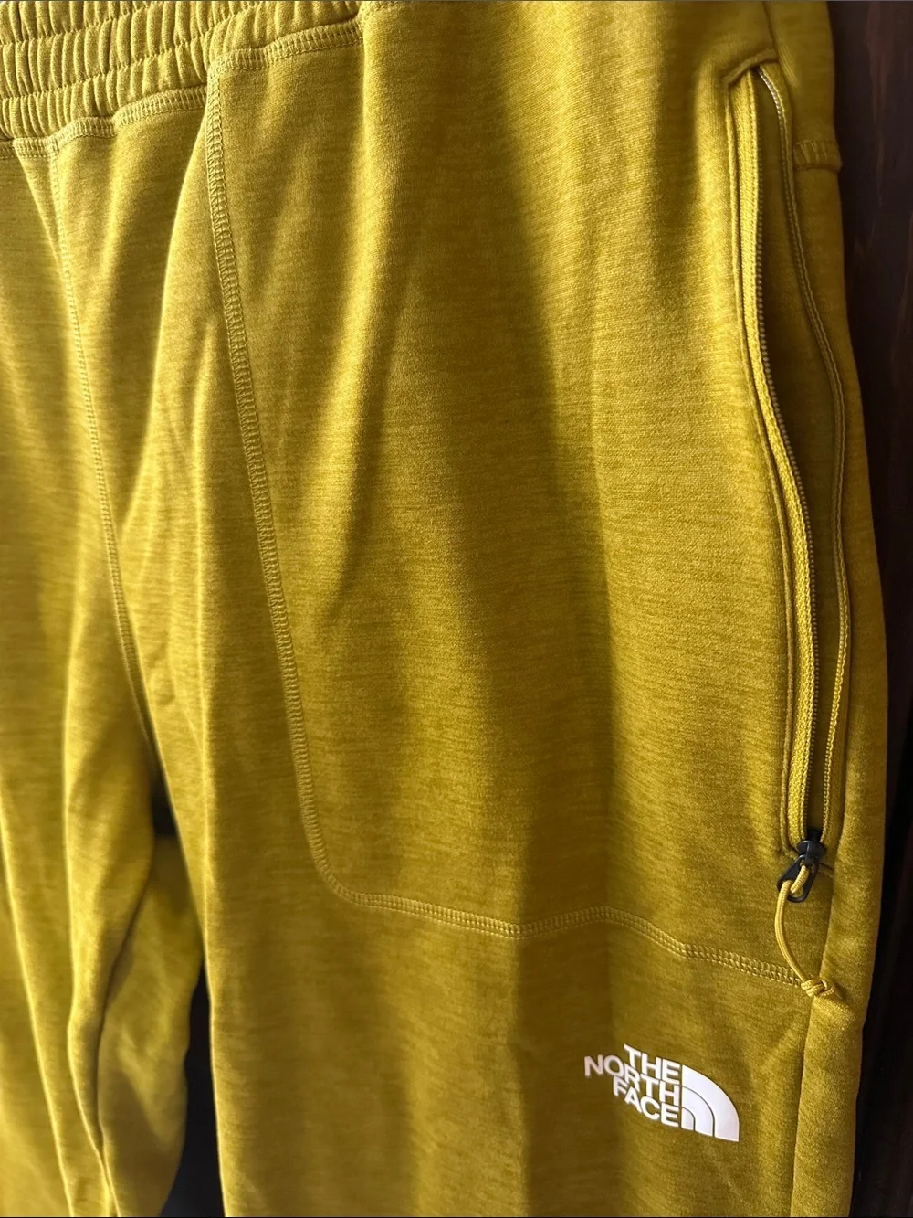 The North Face Men's Olive Yellow Jogger Pants